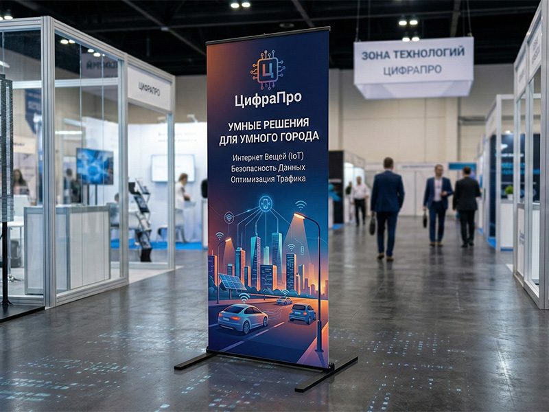 L стенд Люкс с печатью полипропилен