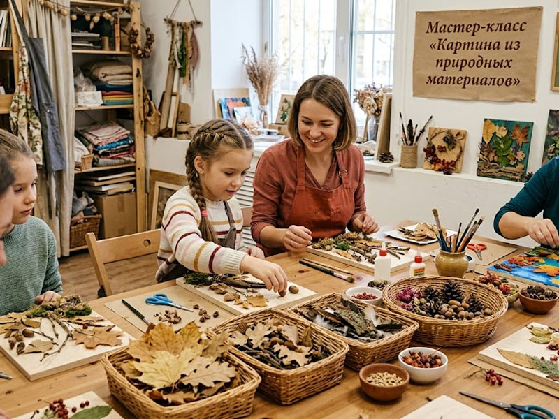 Мастер-класс «Картина из природных материалов»