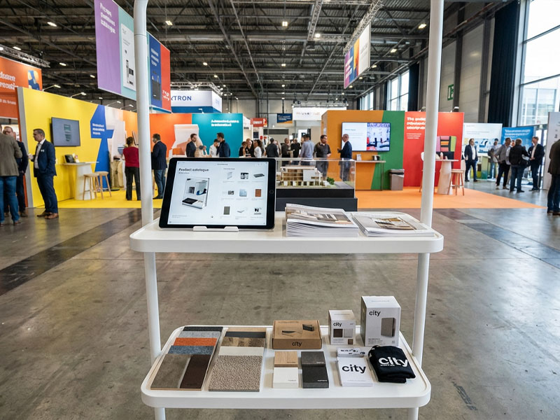 Мобильные стойки City с полками