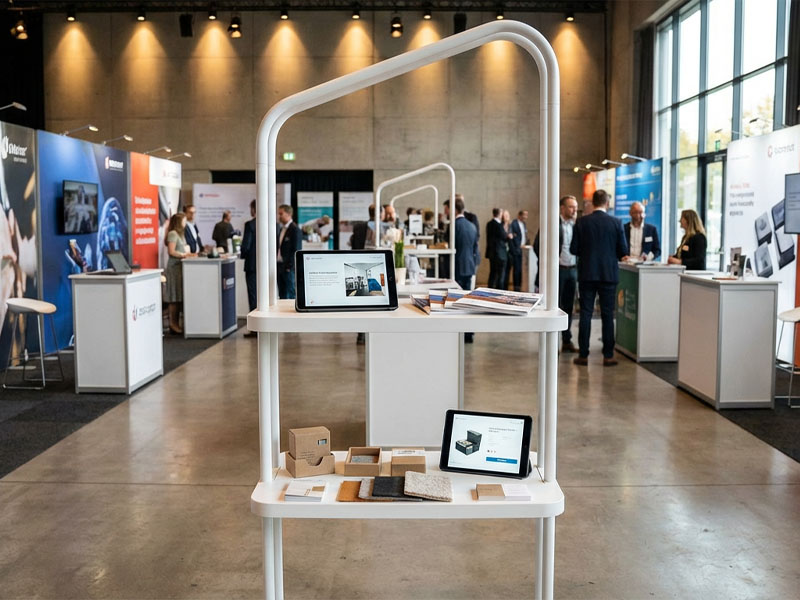 Мобильные стойки City с полками