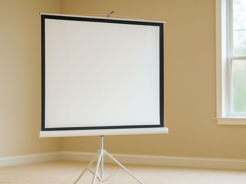 Мобильный рулонный экран на штативе Draper Media 180x180 см 