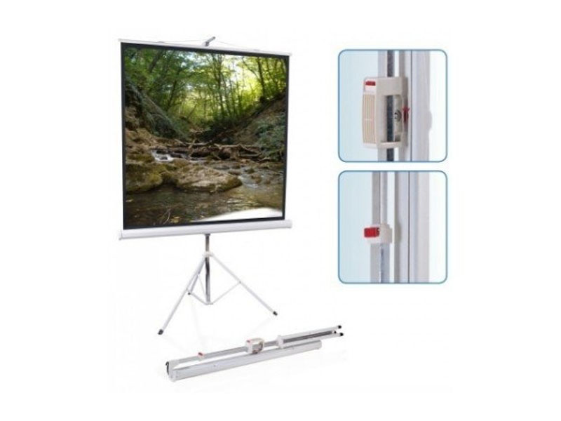 Мобильный рулонный экран на штативе Draper Media 180x180 см 