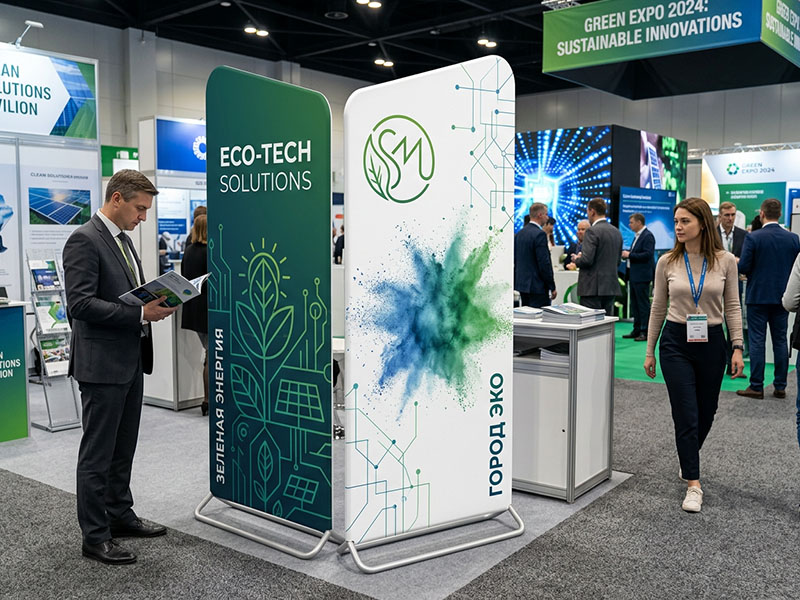 Мобильный стенд City без печати — вид 4