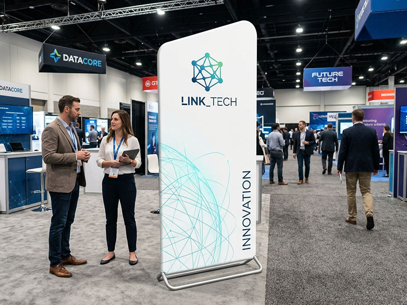 Мобильный стенд City без печати — вид 2