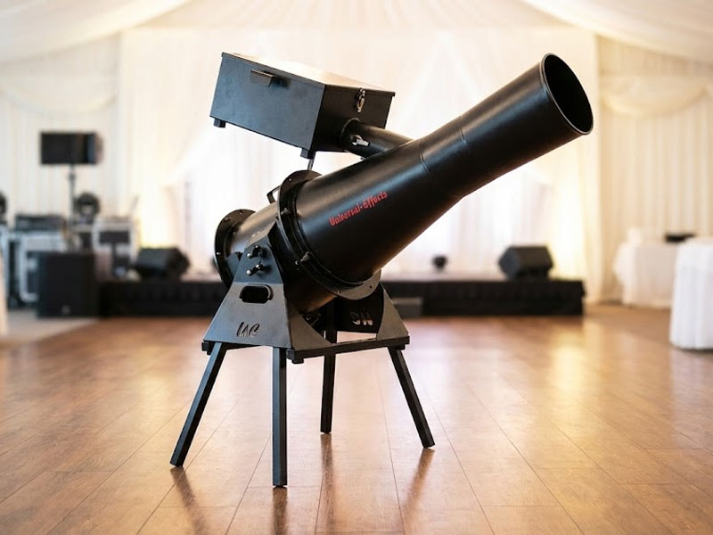 Мощные машины для создания пневмо фейерверка