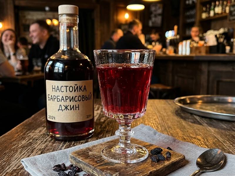 Настойка «Барбарисовый джин» — вид 3