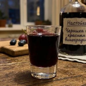 Настойка «Черника с красным виноградом»