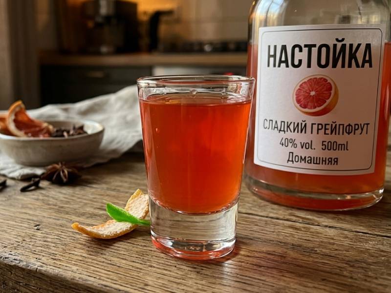Настойка «Сладкий Грейпфрут»