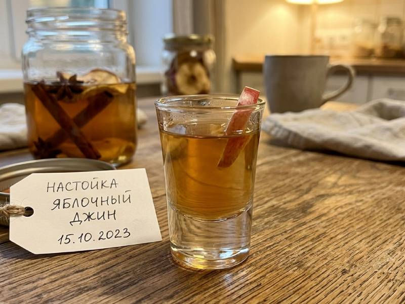 Настойка «Яблочный джин» — вид 3