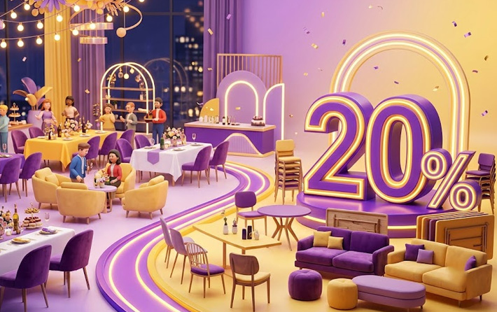 Скидка 20% на всю мебель
