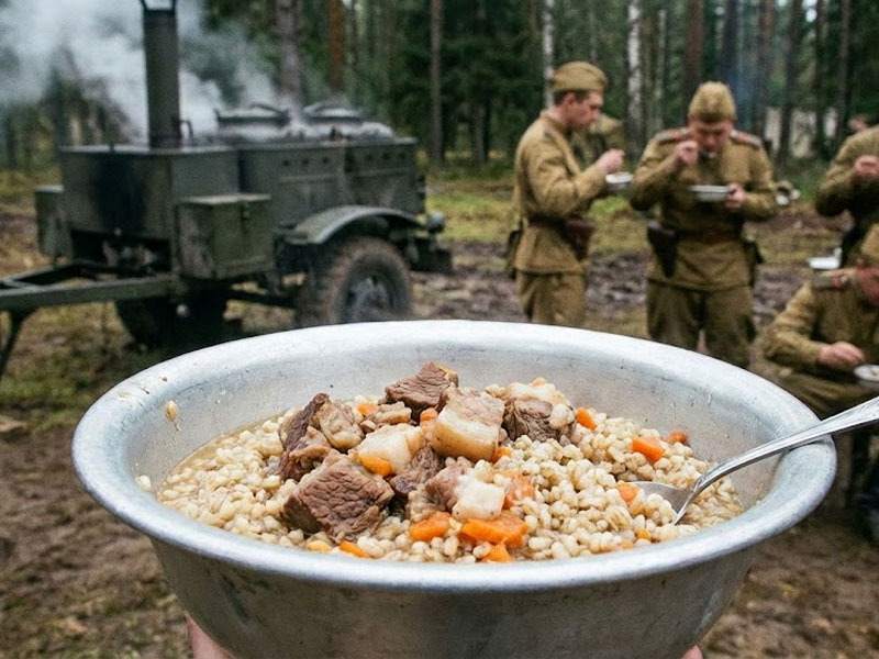 Перловая каша с мясом