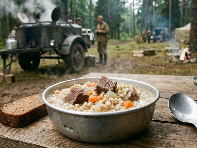 Перловая каша с мясом