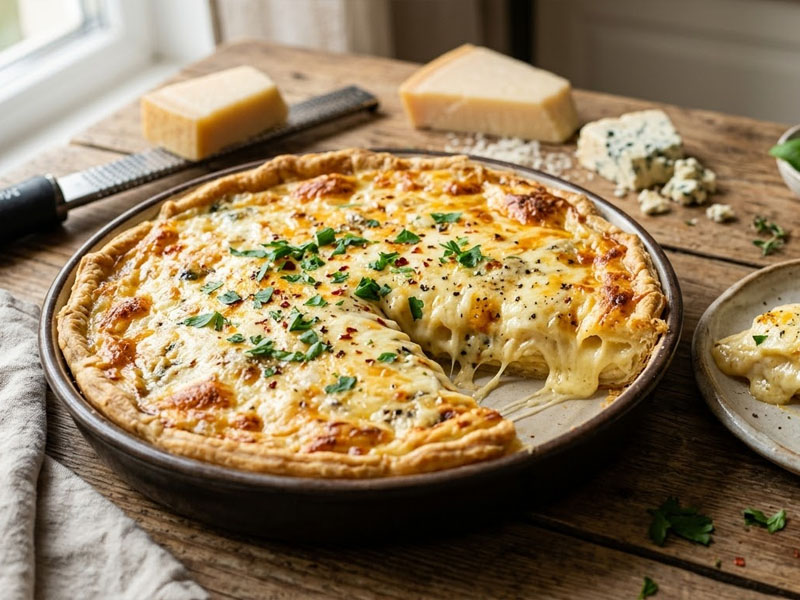 Пирог Пять сыров