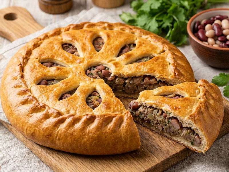 Пирог с фасолью — вид 2