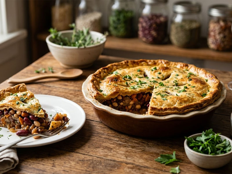 Пирог с фасолью — вид 3