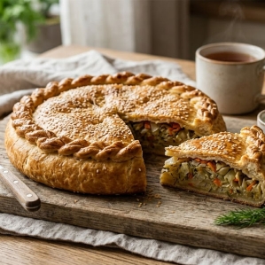 Пирог с капустой