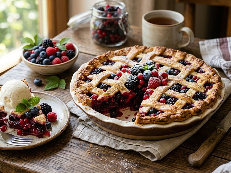 Пирог с лесной ягодой — вид 3