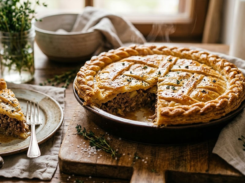 Пирог с мясом — вид 3