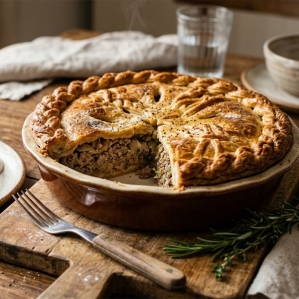 Пирог с мясом