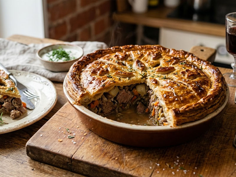 Пирог с рубленой бараниной — вид 2