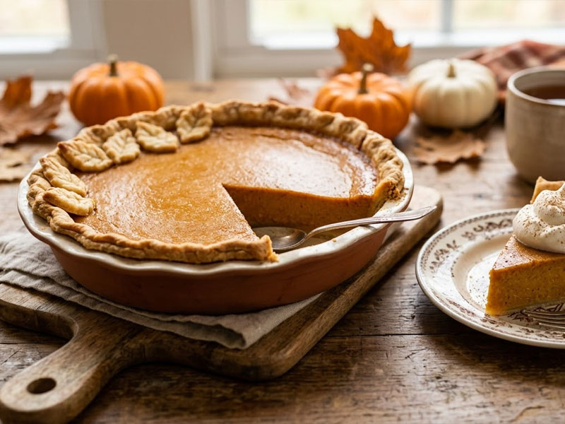 Пирог с тыквой