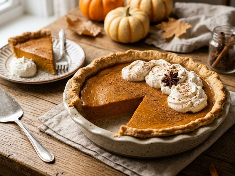 Пирог с тыквой — вид 3