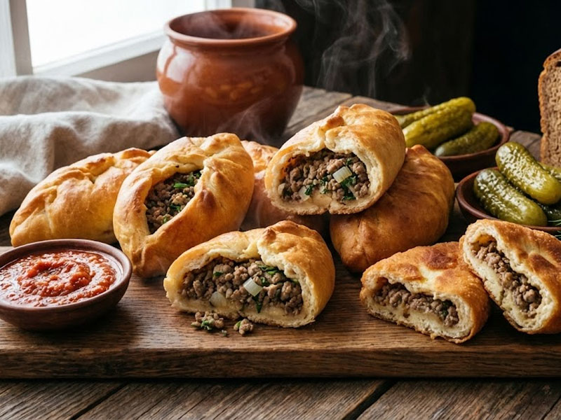 Пирожки с говядиной