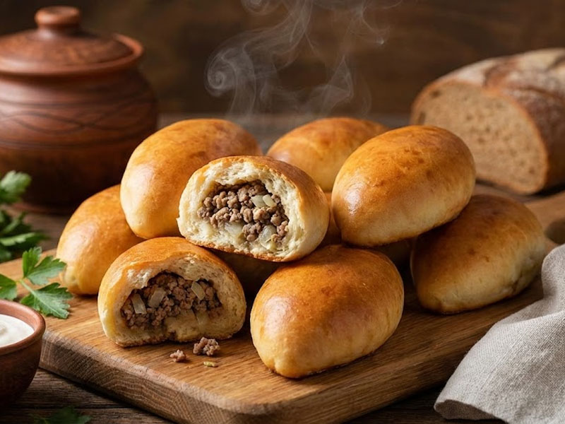 Пирожки с говядиной