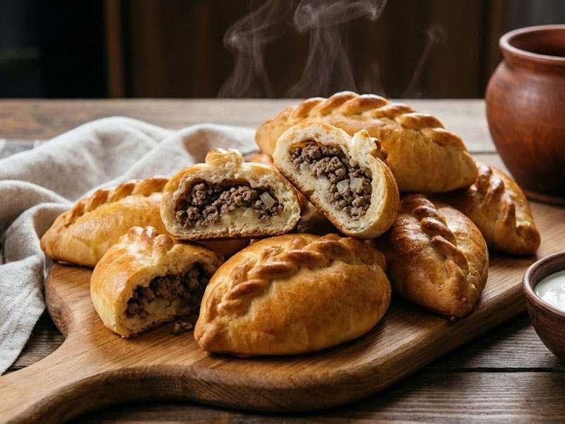 Пирожки с говядиной