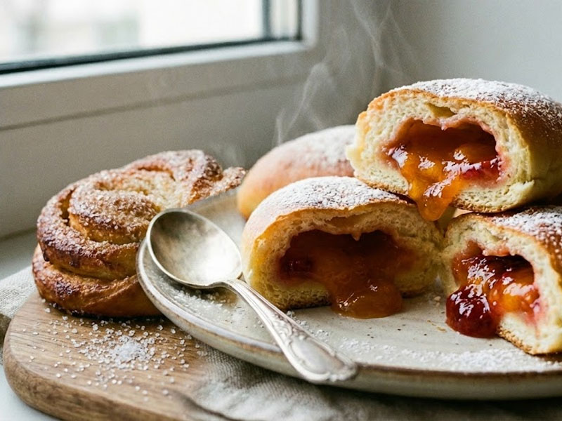 Пирожки со сладкой начинкой