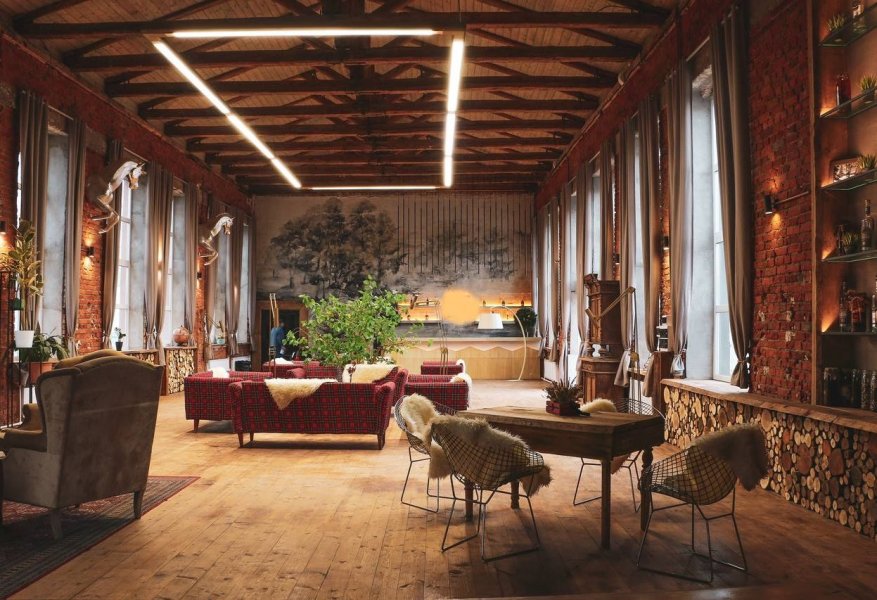 Лофт-пространство CHALET в альпийском стиле с крышей-террасой — фото 1
