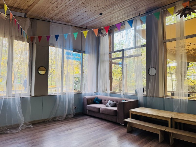 BabySpace Loft, Зал Море - просторный детский лофт с верандой в морском стиле — фото 7
