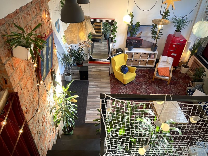 Yuka Loft - яркий двухэтажный лофт с биофильным дизайном около м. Аэропорт — фото 5