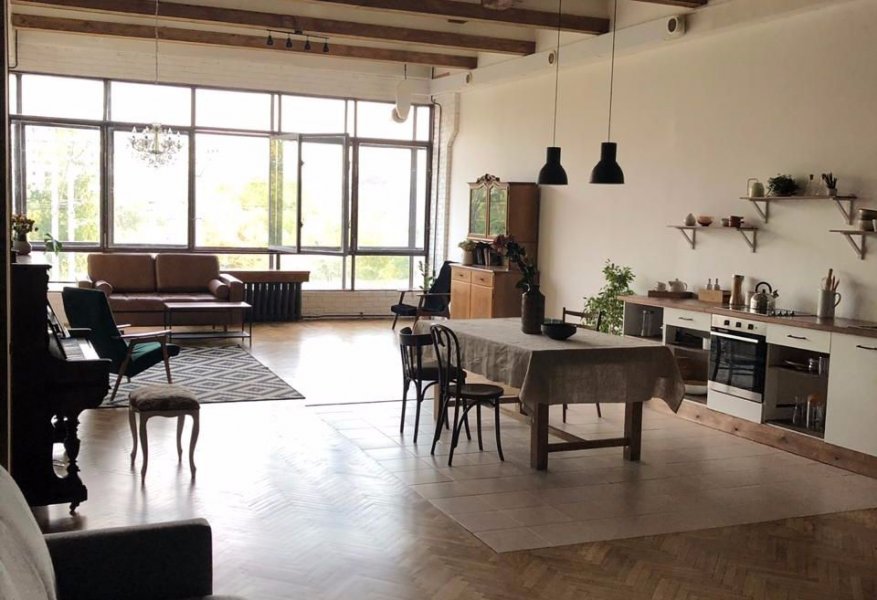 Studio 33/13 зал Paris - лофт в стиле квартиры с кухней на Варшавке — фото 1