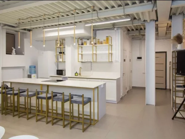 Get Loft - Золотой зал в светлых тонах с кухней-островком у м. Бауманская — фото 2