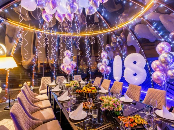 Купольная VIP-беседка для 20 человек на крыше на ВДНХ — фото 3