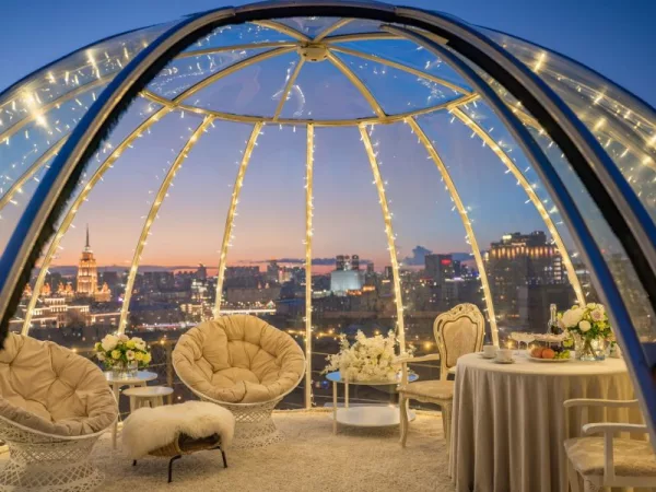 Панорамная крыша 360 с беседкой иглу | One love — фото 1