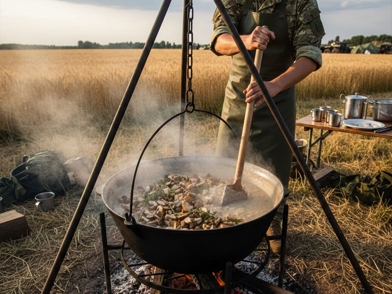 Полевая каша с грибами — вид 3