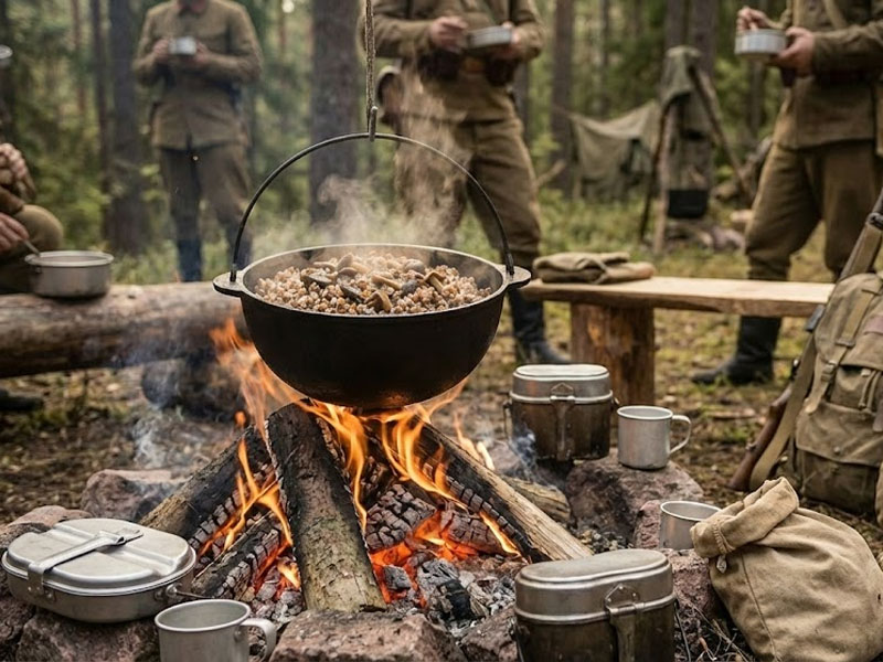 Полевая каша с грибами — вид 2