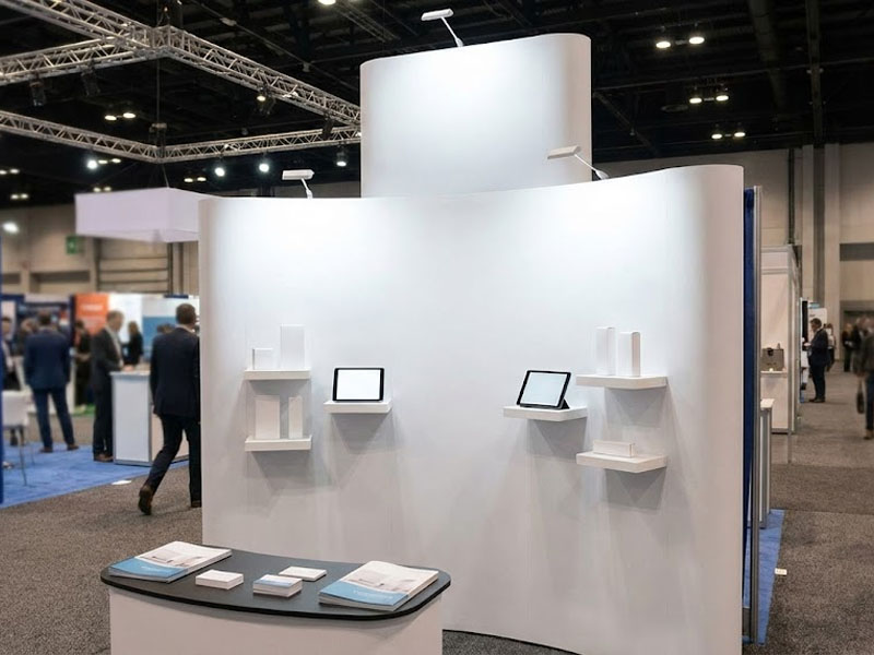 Поп Ап стенд с Башней изогнутая конструкция