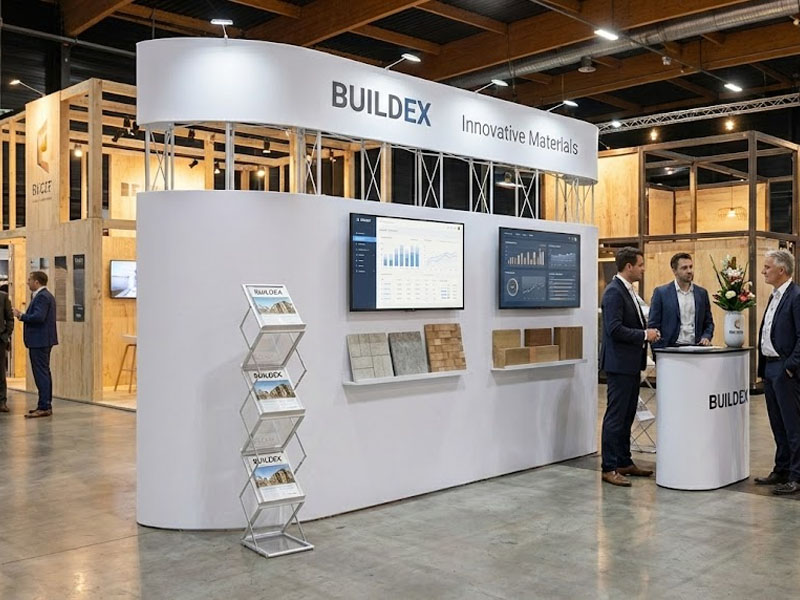 Поп Ап стенд с Фризом изогнутая конструкция