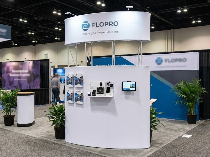 Поп Ап стенд с Фризом прямая конструкция