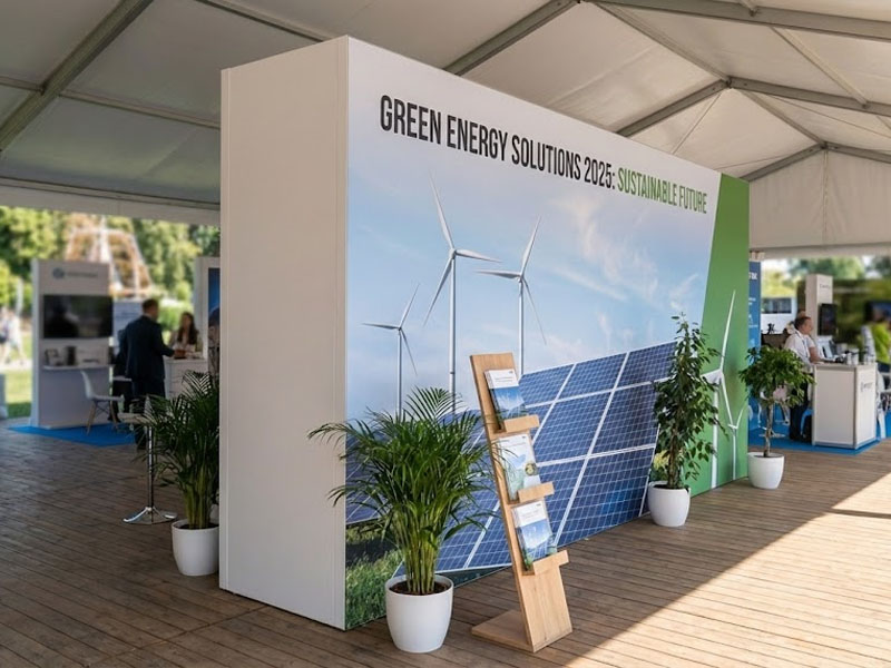 Пресс волл Бренд двустороняя конструкция — вид 3