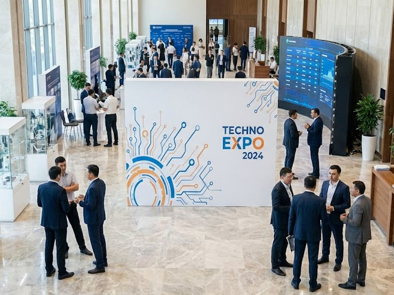 Пресс волл Бренд односторонняя конструкция — вид 2