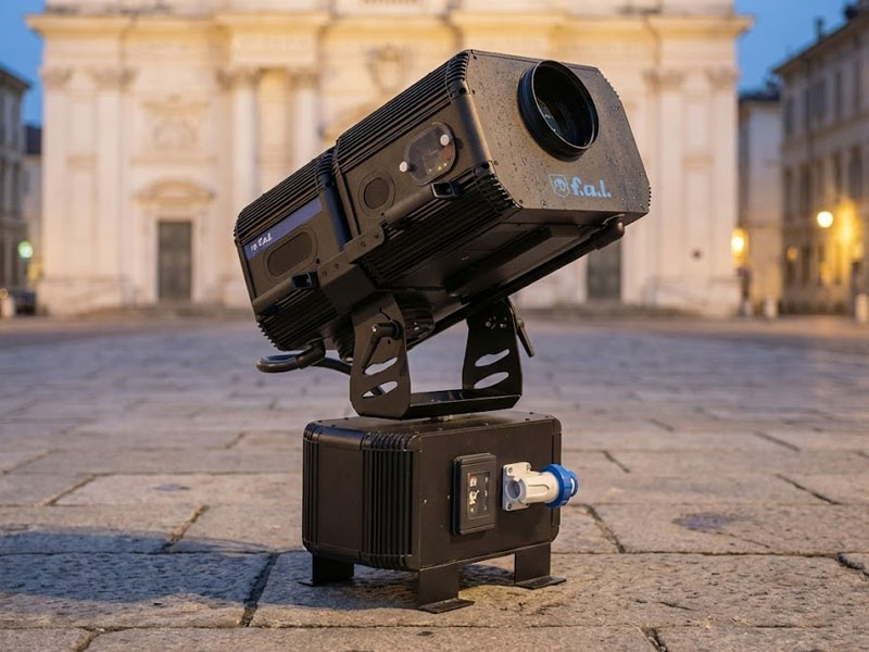 Проектор ГОБО уличный FAL NIGHT COLOR PAN AUTO 1200