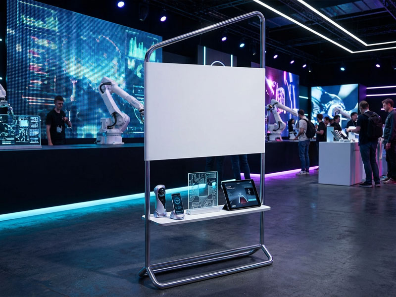 Промо стойки City с полкой и баннером