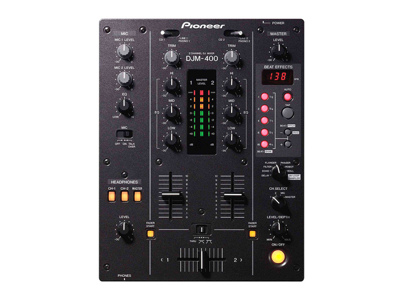 Пульт Pioneer DJM-400 - микшер с сэмплером