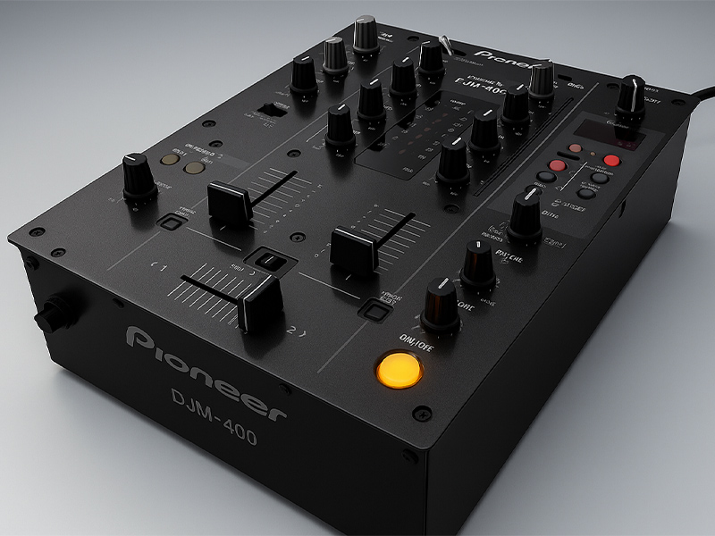 Пульт Pioneer DJM-400 - микшер с сэмплером