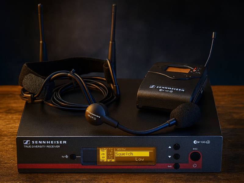 Радиогарнитура Sennheiser ew 152 g2 телесного цвета