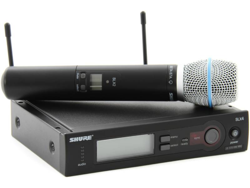 Радиомикрофон SHURE SLX2/BETA87A с приемником